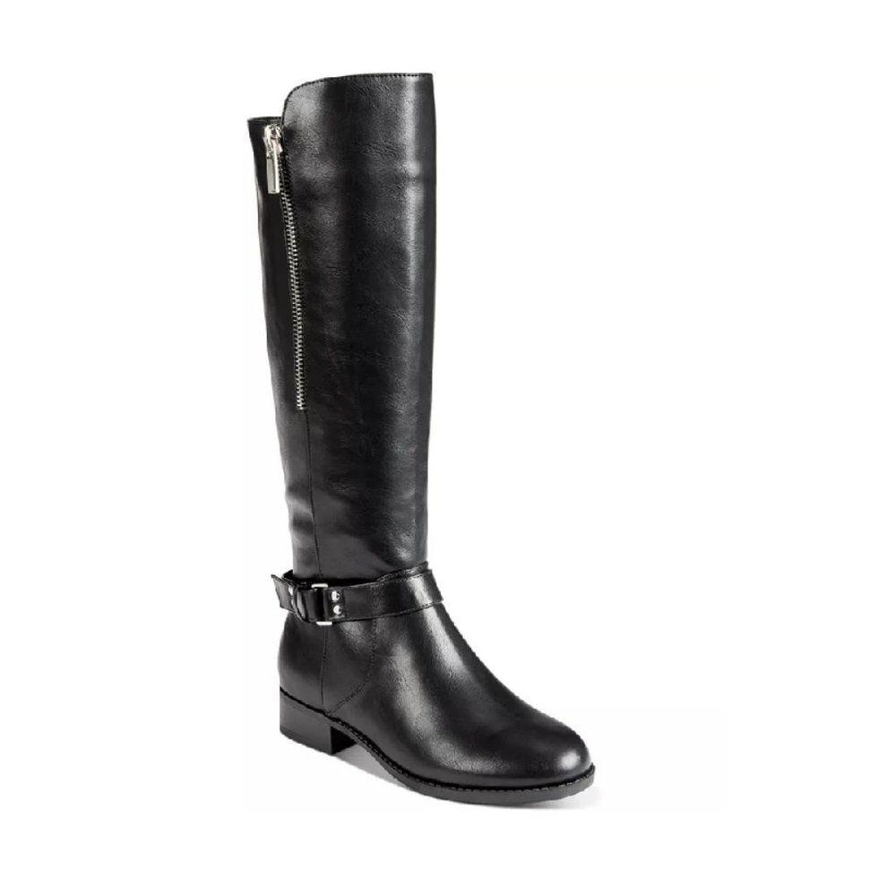 Material Girl Women's Winnnie Strap Riding Boots